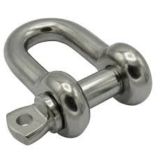 Ship Industry 316 Stainless Steel D Shackle 10mm 6mm anti corrosion