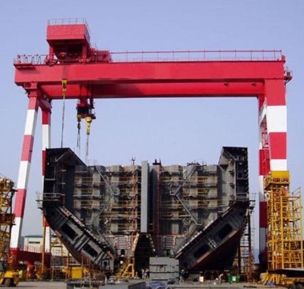 50t~800ton Rail Gantry Crane Shipbuilding Crane Multiple Functions